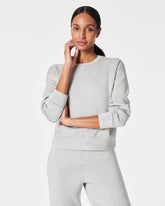 SPANX AirEssentials® Crewneck | Light Heather Grey